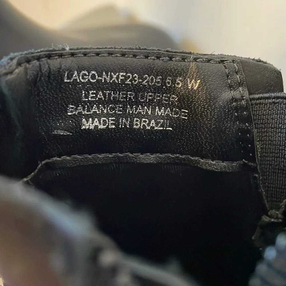 David Tate Black Leather Chelsea-Ankle Boots